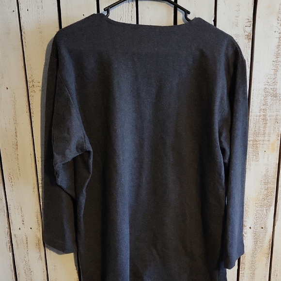 Angel Women's Dark Gray Celestial Sweater - Picture 2 of 3